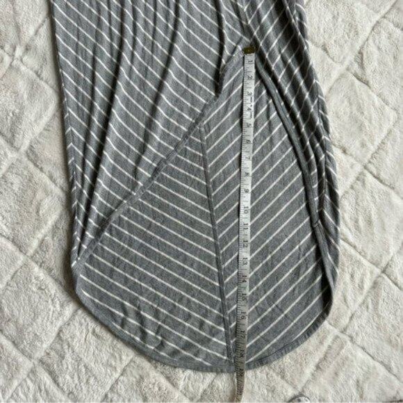 Athleta | Gray and White Cross Shore Maxi Dress Striped | Size Small - Picture 11 of 11